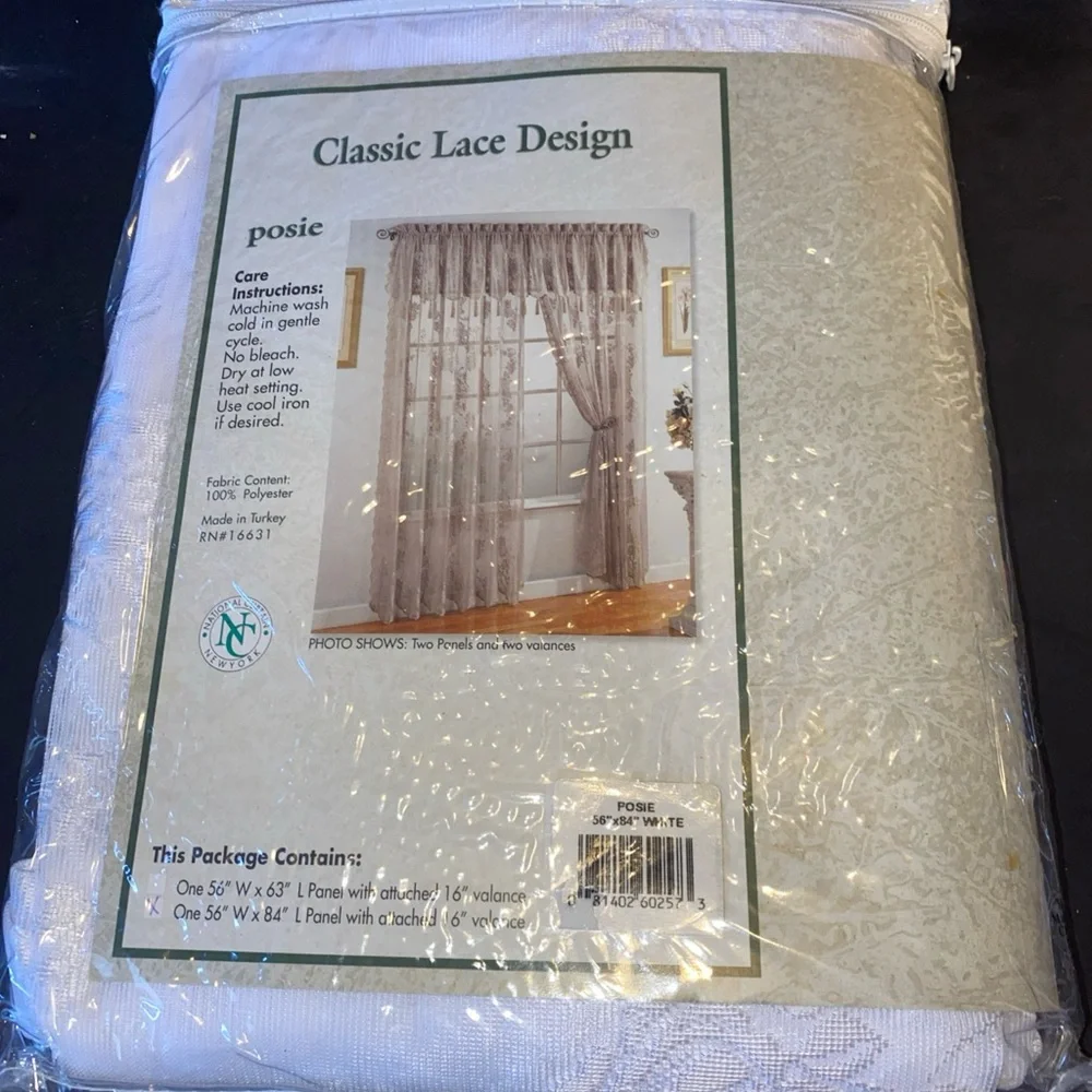 Classic Lace Posie‎ Design Curtains 56